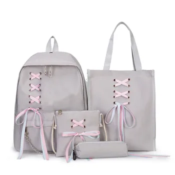 Cute Backpack Women Backpack Fashion Solid Female Student Bow Bag Canvas Girl Backpack Travel Bag Рюкзак Школьный Женский
Cute Backpack Women Backpack Fashion Solid Female Student Bow Bag Canvas Girl Backpack Travel Bag Рюкзак Школьный Женский