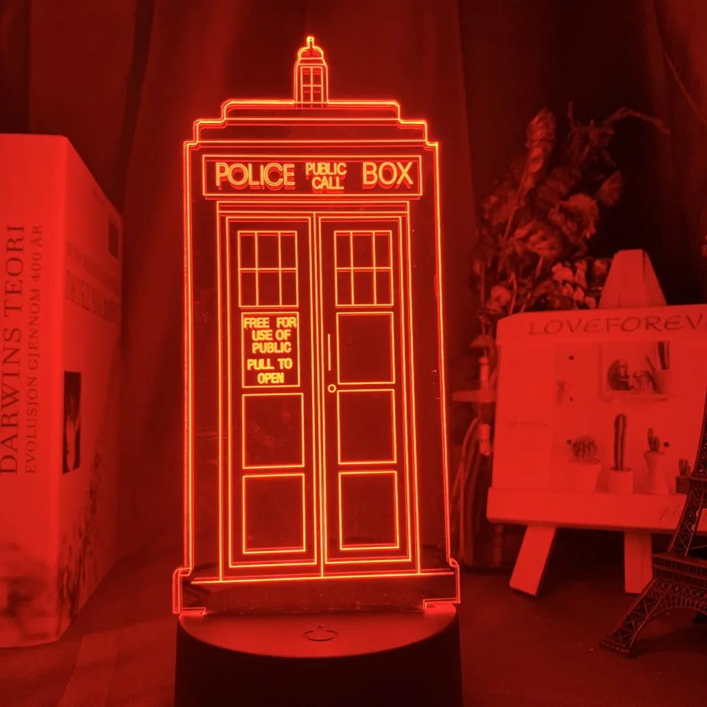 3d Optical Led Night Light Lamp Doctor Who Call Box Nightlight for Kids Bedroom Decor Police Box Gift for Child Room Table Lamp
3d Optical Led Night Light Lamp Doctor Who Call Box Nightlight for Kids Bedroom Decor Police Box Gift for Child Room Table Lamp
