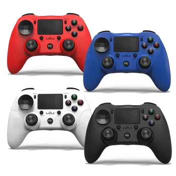Wireless Gamepad Six-axis Somatosensory Game Controller Dual Vibration Joystick for PS4 Game Console Android Smartphone
Wireless Gamepad Six-axis Somatosensory Game Controller Dual Vibration Joystick for PS4 Game Console Android Smartphone