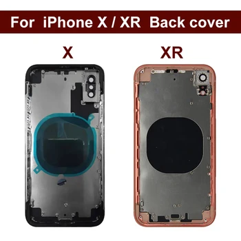 For iphone X XR Battery Back Cover Door Rear Cover + Chassis middle Frame For iPhone X Xr Cover Full Housing Case No Flex Cable
For iphone X XR Battery Back Cover Door Rear Cover + Chassis middle Frame For iPhone X Xr Cover Full Housing Case No Flex Cable