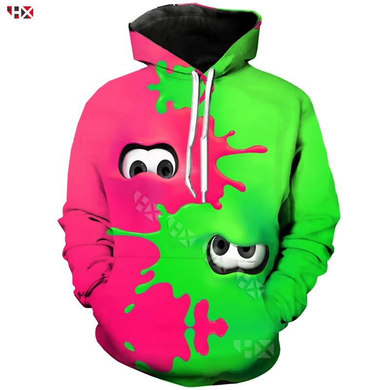 Fashion Funny Splatoon 2 Pink and Green 3D Print T Shirt/Sweatshirt/Hoodie Unisex T Shirts Hip Hop Street Style Tops S458
Fashion Funny Splatoon 2 Pink and Green 3D Print T Shirt/Sweatshirt/Hoodie Unisex T Shirts Hip Hop Street Style Tops S458