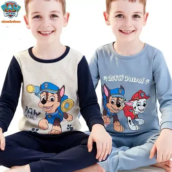 

Genuine Paw Patrol four seasons pajamas Action Pups Rescue chase marshall ryder everest skye Everest children toy Christmas gift