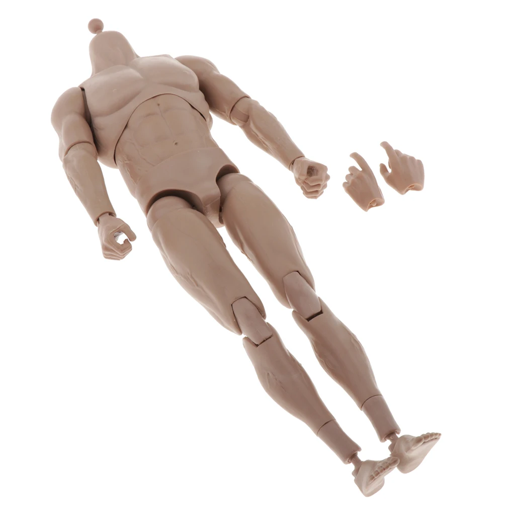 Male Figure Body, Muscular Man Doll Male Female Set PVC Movebale Action Figure Model for SHF (Height:28cm) Male Figure Body, Muscular Man Doll Male Female Set PVC Movebale Action Figure Model for SHF (Height:28cm)