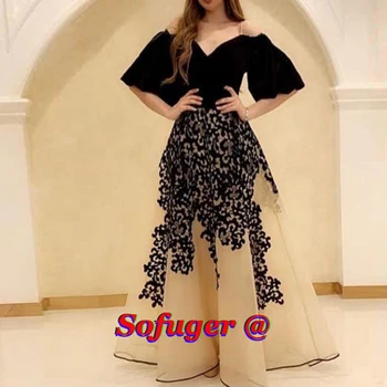 Elegant Black Evening Dresses Lace Appliques Muslim Saudi Arabic Special Occasion Evening Formal Party Gown Dresses
Elegant Black Evening Dresses Lace Appliques Muslim Saudi Arabic Special Occasion Evening Formal Party Gown Dresses