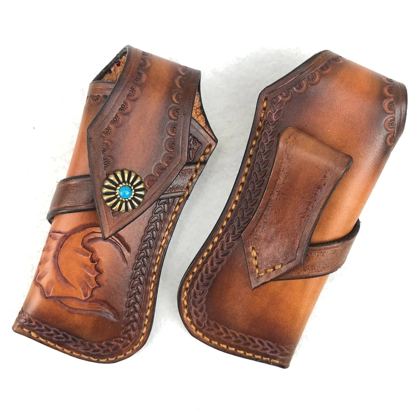 Retro Knife Leather Sheath With Waist Belt Buckle Pocket for Foldable Cutter Tools Accessories Cosplay Costume Decoration Kit
Retro Knife Leather Sheath With Waist Belt Buckle Pocket for Foldable Cutter Tools Accessories Cosplay Costume Decoration Kit