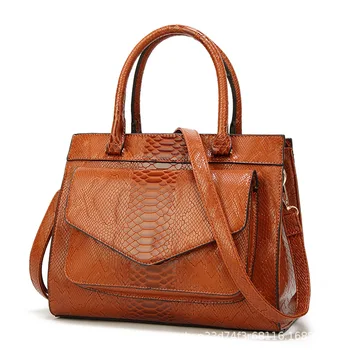 SDN new female bag, fashionable and simple shoulder bag, PU snake pattern ladies handbag, European and American style Boston bag
SDN new female bag, fashionable and simple shoulder bag, PU snake pattern ladies handbag, European and American style Boston bag
