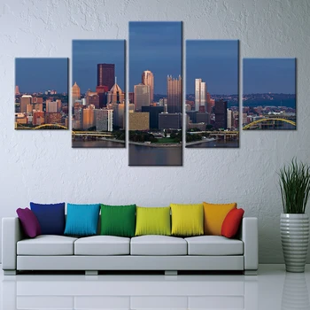 Modern HD Printed Wall Art Frame Canvas Pictures 5 Pieces the view of the city Painting Poster Home Decor For Living Room
Modern HD Printed Wall Art Frame Canvas Pictures 5 Pieces the view of the city Painting Poster Home Decor For Living Room