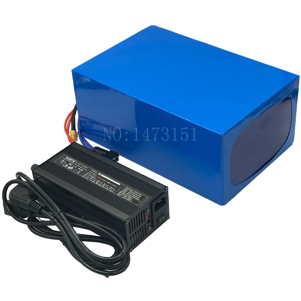 Excellent Free customs tax 48V battery 48V 50AH lithium battery pack 48V electric bicycle battery for 48V 1000W 1500W 2000W ebike motor 0