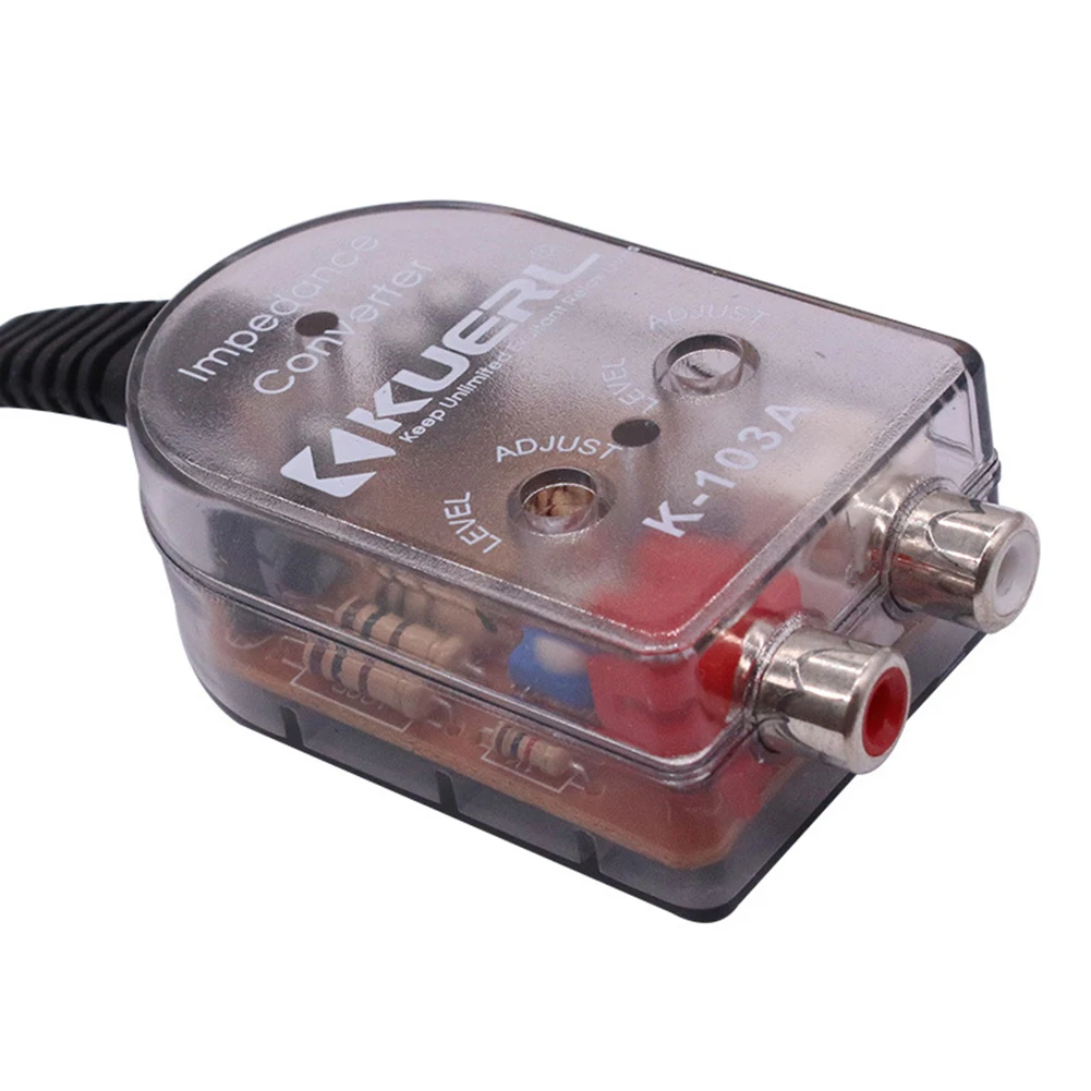 High To Low Level Easy Installation Signal Car Stereo Amplifier Output Universal Audio Converters Speaker Replacement Subwoofer
High To Low Level Easy Installation Signal Car Stereo Amplifier Output Universal Audio Converters Speaker Replacement Subwoofer