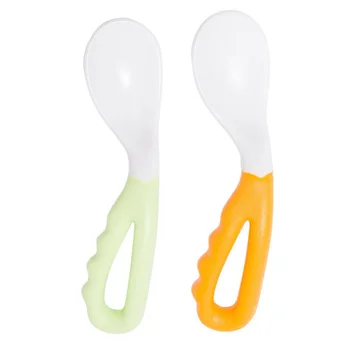 4Pcs Baby Toddler Feeding Spoons Training Spoons Easy Grip Self-Feeding Adorable Bendable Spoon Learning Spoons Tableware Utensi
4Pcs Baby Toddler Feeding Spoons Training Spoons Easy Grip Self-Feeding Adorable Bendable Spoon Learning Spoons Tableware Utensi