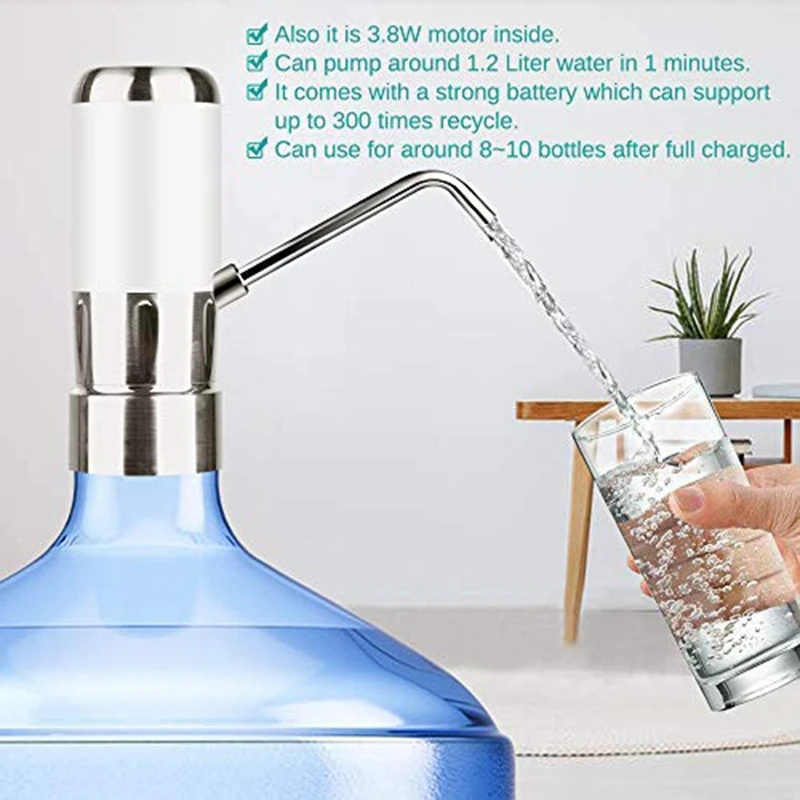 Electric Drinking Water Pump Dispenser For 5 Gallon Bottle
Electric Drinking Water Pump Dispenser For 5 Gallon Bottle