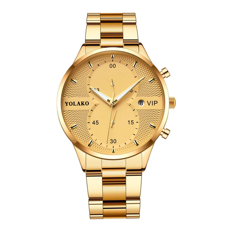 Luxury Watch Men Yolako Leisure Men's Calendar Quartz Watch Fashion Business Stainless Steel Watch 2021 New Pop Watches for Men
Luxury Watch Men Yolako Leisure Men's Calendar Quartz Watch Fashion Business Stainless Steel Watch 2021 New Pop Watches for Men