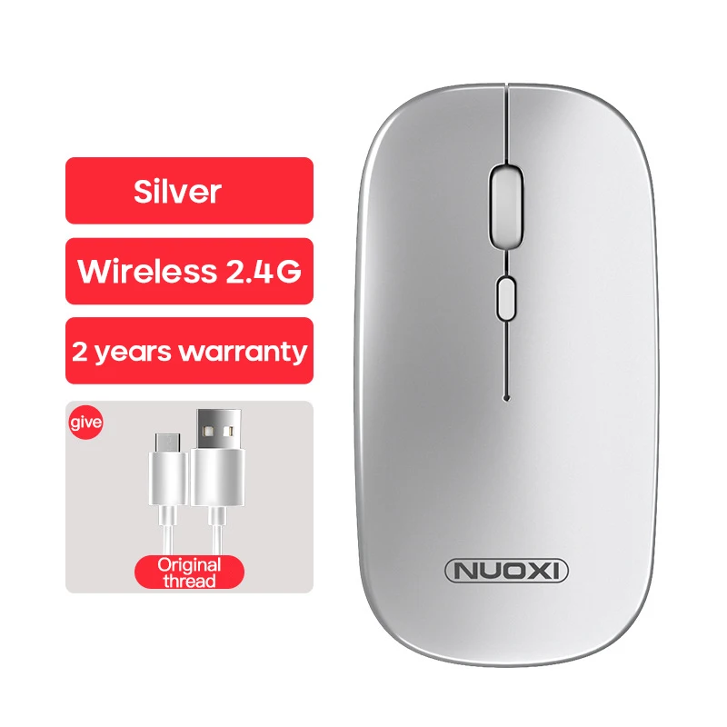 2.4G 1600DPI Mouse Silent Mute 4-key Wireless Mouse PC Mouse Rechargeable Ergonomic LED Mouse USB Optical Mouse For Laptop PC
2.4G 1600DPI Mouse Silent Mute 4-key Wireless Mouse PC Mouse Rechargeable Ergonomic LED Mouse USB Optical Mouse For Laptop PC