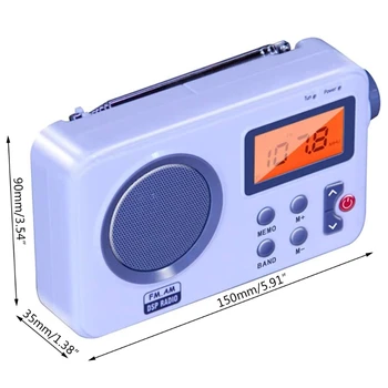 2.4in Outdoor LCD Display Portable Radio Earphone Port DAB/ DAB+ Digital AM FM Stereo Home
2.4in Outdoor LCD Display Portable Radio Earphone Port DAB/ DAB+ Digital AM FM Stereo Home