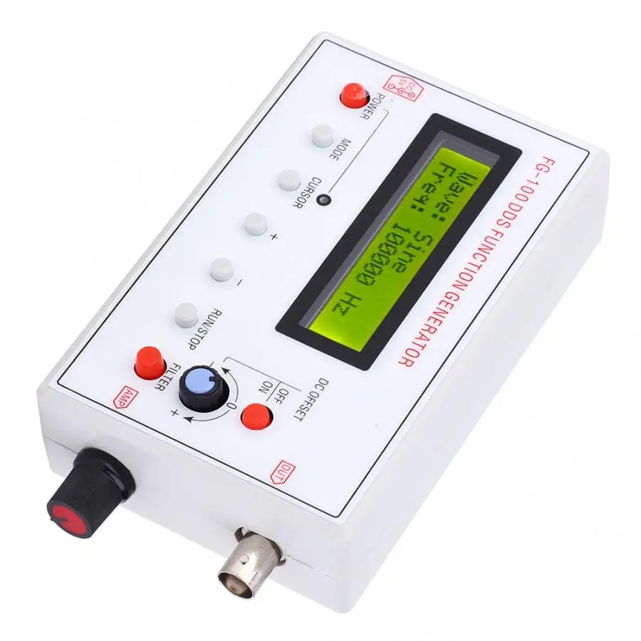 Signal Generator FG-100 DDS Function Signal Generator Good Accuracy Frequency Counter 1Hz-500kHz
Signal Generator FG-100 DDS Function Signal Generator Good Accuracy Frequency Counter 1Hz-500kHz