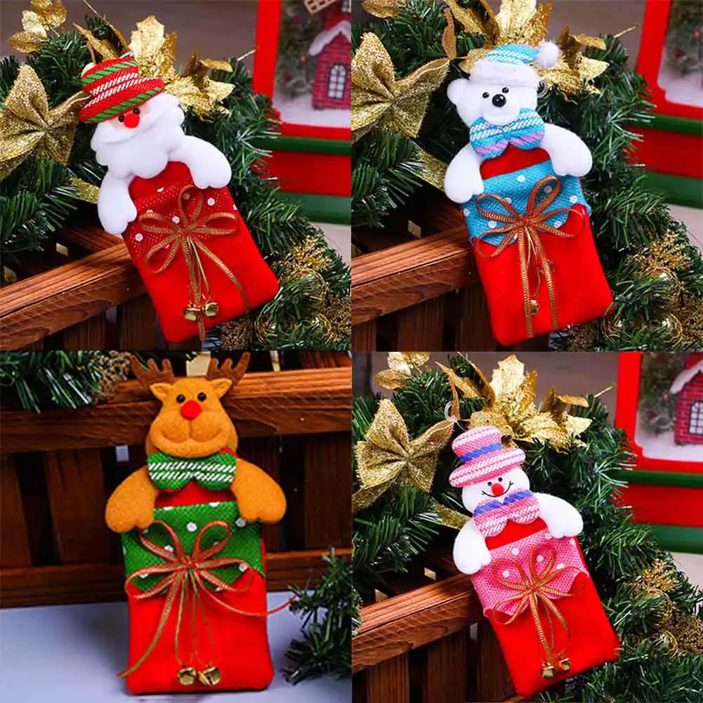 1pcs santa claus gifts christmas pendant tree decorations