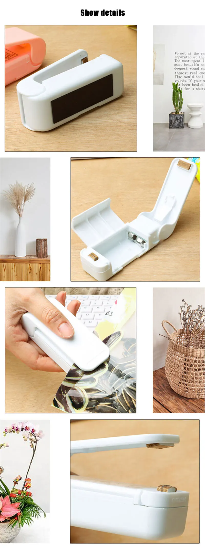 Shop Generic AQ Portable MINI Sealing Machine Snack Plastic Bag Sealing