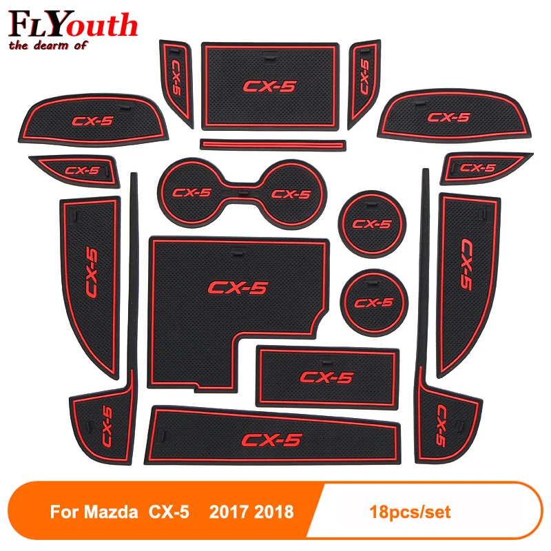 Противоскользящие резиновые коврики для Mazda CX-5 CX5 CX 5 2013-2018 18 шт. аксессуар