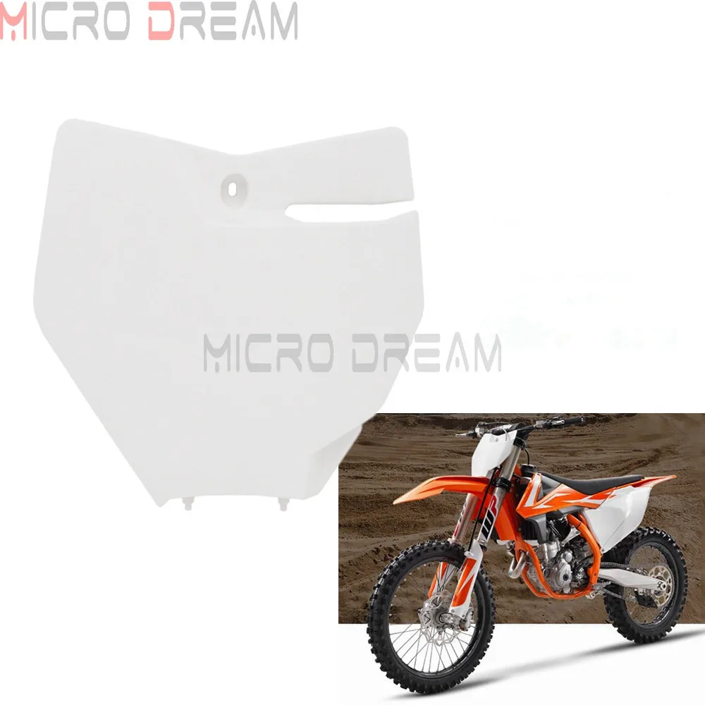 2016 2017 белый Enduro Dirt Bike пластиковый щит для установки номерного знака спереди SX XC W