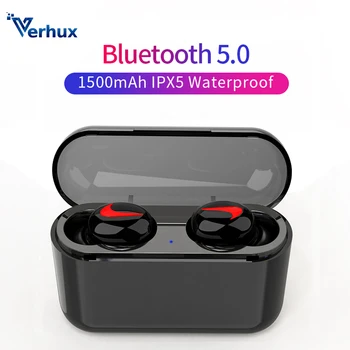 Bluetooth Earphones 5.0 HBQ Wireless Headphones Blutooth Headset Sport Earbuds Stereo Handsfree Headphone With Mic Charging Box
Bluetooth Earphones 5.0 HBQ Wireless Headphones Blutooth Headset Sport Earbuds Stereo Handsfree Headphone With Mic Charging Box