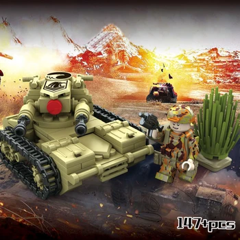 Military Series Assembling Building Blocks 4 Close 1 Iron Blood Tank Team Children Beneficial Wisdom Assemble Toys Boy
Military Series Assembling Building Blocks 4 Close 1 Iron Blood Tank Team Children Beneficial Wisdom Assemble Toys Boy