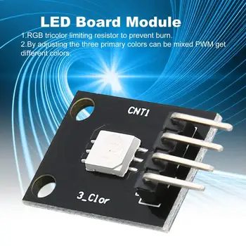 2020 3 Colours RGB SMD LED Board Module 5050 Full Three Colors LED Module for arduino DIY Starter Kit Black
2020 3 Colours RGB SMD LED Board Module 5050 Full Three Colors LED Module for arduino DIY Starter Kit Black