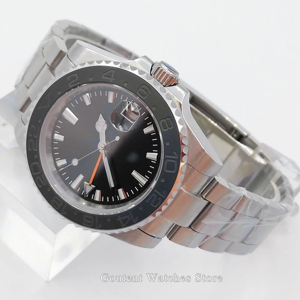 Hot Selling Men's Watch 40mm Parnis Sterile Black Dial Watch Clock Sapphire Glass Luminous Automatic Date Men Wrist Watch
Hot Selling Men's Watch 40mm Parnis Sterile Black Dial Watch Clock Sapphire Glass Luminous Automatic Date Men Wrist Watch
