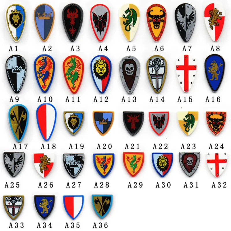 Medieval Rome Castle Knights Figure Accessories Shield Spartacus Soldier Crusader Dragon Cavalry Weapon MOC Building Blocks Toys
Medieval Rome Castle Knights Figure Accessories Shield Spartacus Soldier Crusader Dragon Cavalry Weapon MOC Building Blocks Toys