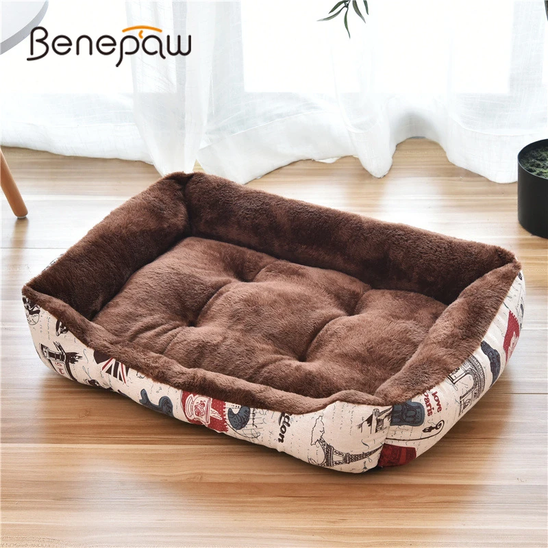 Benepaw Cozy Breathable Dog Bed For Small Medium Large Dogs Quality Bite Resistant Soft Puppy Pet Puppy Bed Sleeping 4 Colors
Benepaw Cozy Breathable Dog Bed For Small Medium Large Dogs Quality Bite Resistant Soft Puppy Pet Puppy Bed Sleeping 4 Colors