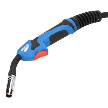 MIG/MAG Gas Shielded MB15 Welding Gun Torch 3m 9.8ft Air Cooled Euro Connector 150A-250A 15AK MIG Welding Torch
MIG/MAG Gas Shielded MB15 Welding Gun Torch 3m 9.8ft Air Cooled Euro Connector 150A-250A 15AK MIG Welding Torch