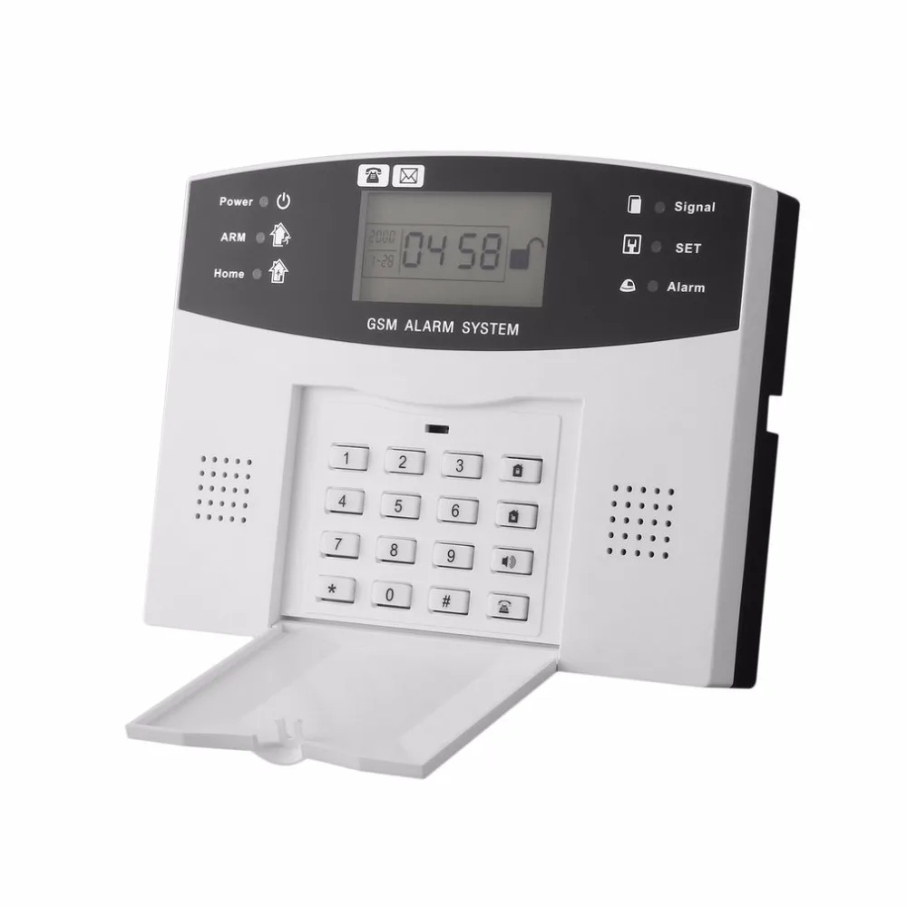 LCD Screen GSM Wireless Home Burglar Alarm System SOS Motion Door Window Sensor Security Alarm
LCD Screen GSM Wireless Home Burglar Alarm System SOS Motion Door Window Sensor Security Alarm