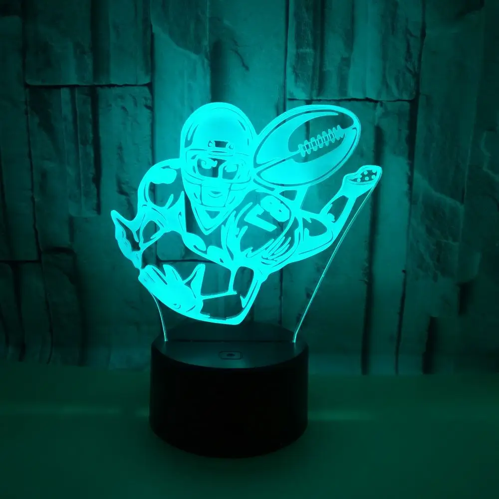 2019 Foreign Trade New Style Play Rugby 3D Lamp Colorful Touch Control Remote Control 3D LED Visual Lamp Gift Small Table Lamp
2019 Foreign Trade New Style Play Rugby 3D Lamp Colorful Touch Control Remote Control 3D LED Visual Lamp Gift Small Table Lamp