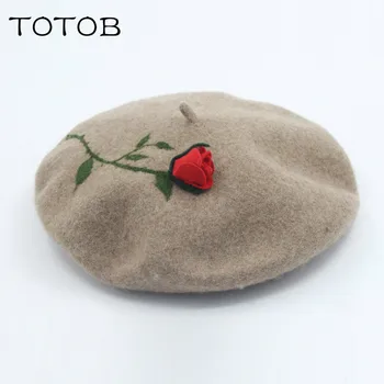 Flower beret female autumn and winter warm handmade wool felt rose beret sweet pure wool plus velvet beret lady beret
Flower beret female autumn and winter warm handmade wool felt rose beret sweet pure wool plus velvet beret lady beret