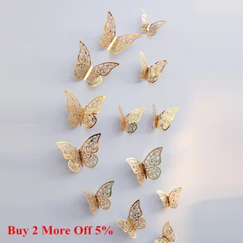 New 12 Pcs 3D Hollow Wall Stickers Butterfly Fridge for Home Decoration Mariposas Decorativas Wall Decor Mariposas Decor
New 12 Pcs 3D Hollow Wall Stickers Butterfly Fridge for Home Decoration Mariposas Decorativas Wall Decor Mariposas Decor