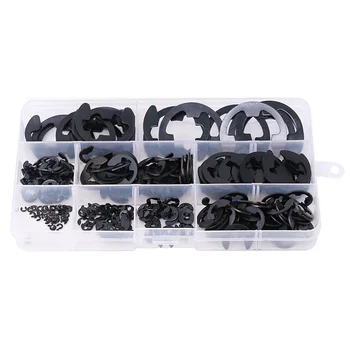 E-Clip Circlip External Retaining Ring Assortment Set,Alloy Steel (Set of 328-Pcs,9-Size)
E-Clip Circlip External Retaining Ring Assortment Set,Alloy Steel (Set of 328-Pcs,9-Size)