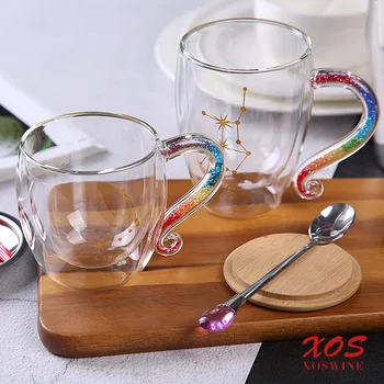 custom The constellation Coffee Mug Crystal Glass Cup Luxury Double Layers Milk Cup Tea Water Bottle Rhinstones Drinkware
custom The constellation Coffee Mug Crystal Glass Cup Luxury Double Layers Milk Cup Tea Water Bottle Rhinstones Drinkware