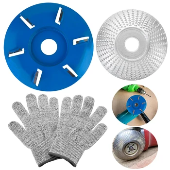 6-Tooth 90x16mm Aperture Flat Arc Power Wood Carving Disc Angle Grinder Attachment Woodworking Turbo Round Plane Milling Cutter
6-Tooth 90x16mm Aperture Flat Arc Power Wood Carving Disc Angle Grinder Attachment Woodworking Turbo Round Plane Milling Cutter