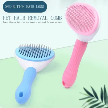 Pet Comb Self Cleaning Hair Brush Professional Grooming Brush for Dogs Cats Comb Quick Clean Hair Removal AccessoriesN
Pet Comb Self Cleaning Hair Brush Professional Grooming Brush for Dogs Cats Comb Quick Clean Hair Removal AccessoriesN