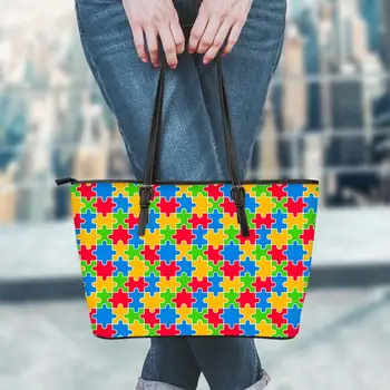 FORUDESIGNS Fashion Autism Awareness Brand Designer Women Handbags Casual Large Capacity Female Tote Shoulder Bags for Ladies
FORUDESIGNS Fashion Autism Awareness Brand Designer Women Handbags Casual Large Capacity Female Tote Shoulder Bags for Ladies