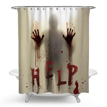 Halloween Shower Curtain Liner Window Props With Bloody Hands For Halloween Decorations Theme Decor
Halloween Shower Curtain Liner Window Props With Bloody Hands For Halloween Decorations Theme Decor