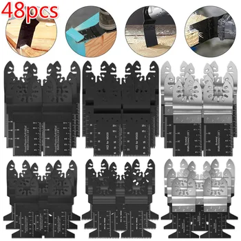 48pcs Oscillating Multi Tool Saw Blade Multi-Function Bi-metal Precision Saw Blade for Renovator Power Cutting Multimaster Tools
48pcs Oscillating Multi Tool Saw Blade Multi-Function Bi-metal Precision Saw Blade for Renovator Power Cutting Multimaster Tools