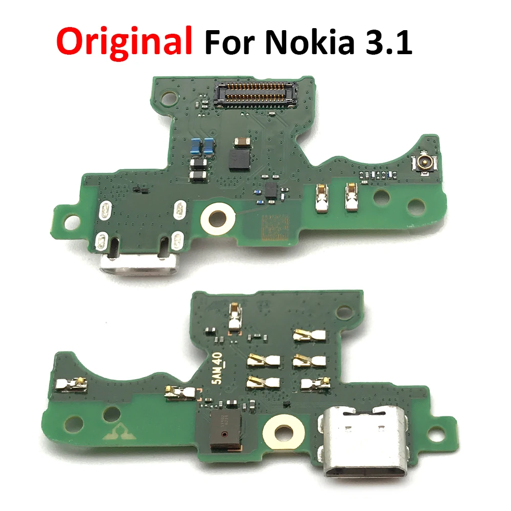 Micro Dock Connector USB зарядный порт гибкий кабель для Nokia 3 1 (2018) TA 1049 1057 1063 1070 5 2 "запасные
