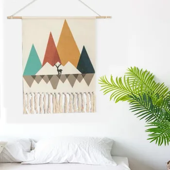 15 Kinds Style Hand-Woven Ethnic Tapestry with Tassel Valance Nordic Canvas Background Decorative Painting Versailles Paintings
15 Kinds Style Hand-Woven Ethnic Tapestry with Tassel Valance Nordic Canvas Background Decorative Painting Versailles Paintings