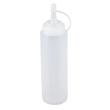 NEW-Clear White Plastic Squeeze Sauce Ketchup Cruet Oil Bottles
NEW-Clear White Plastic Squeeze Sauce Ketchup Cruet Oil Bottles