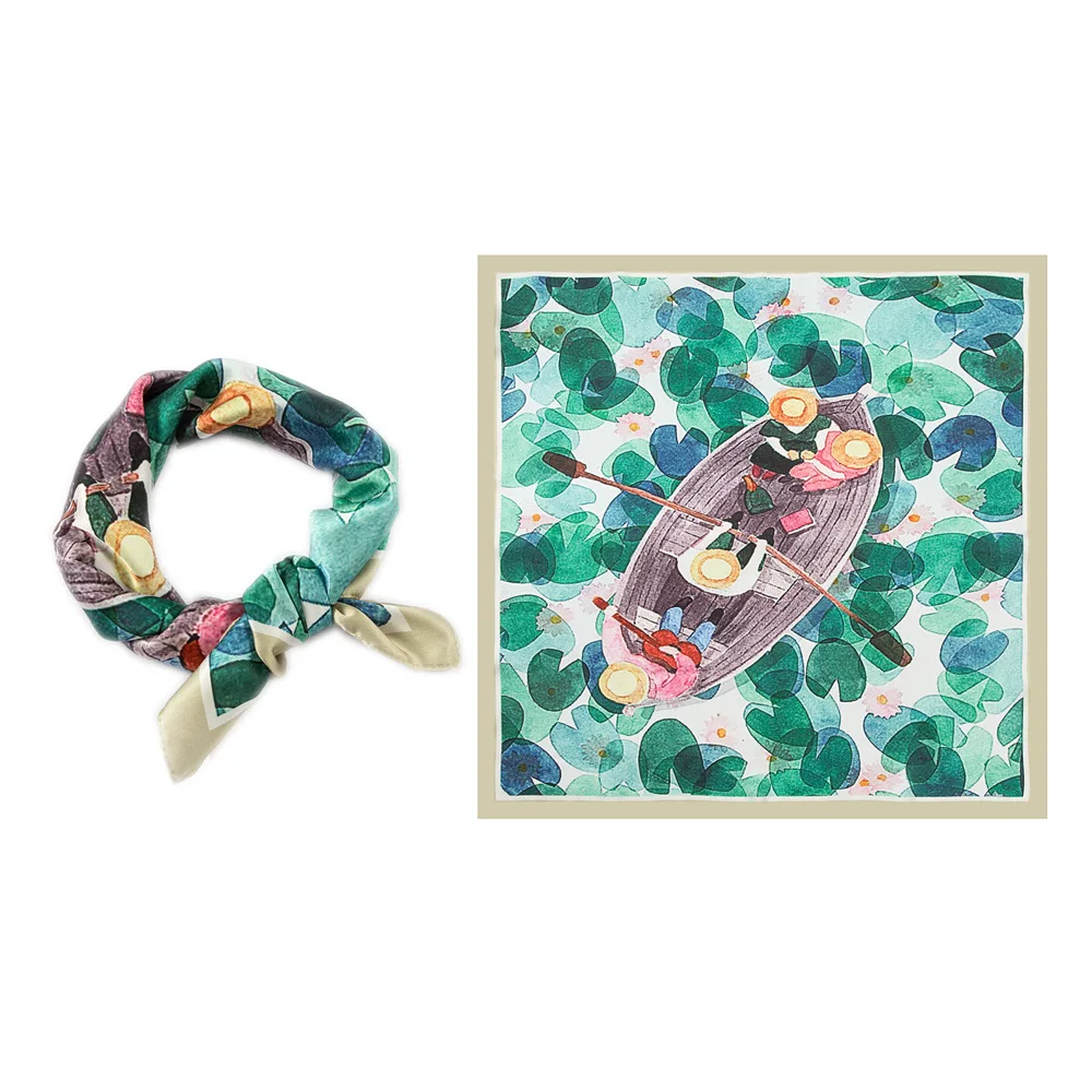 (55X55cm) 2020 New Design women's small Square Scarf Multifunctional Decorative Professional Scarf Hairband Ribbons
(55X55cm) 2020 New Design women's small Square Scarf Multifunctional Decorative Professional Scarf Hairband Ribbons