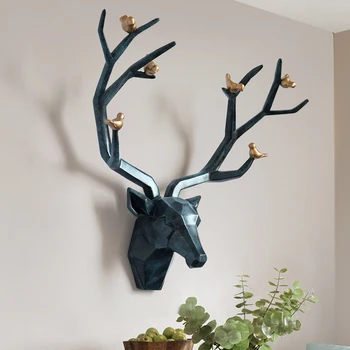 RESIN 3D BIG DEER HEAD WALL DECOR FOR HOME STATUE DECORATION ACCESSORIES ABSTRACT SCULPTURE MODERN ANIMAL HEAD ROOM WALL DECOR
RESIN 3D BIG DEER HEAD WALL DECOR FOR HOME STATUE DECORATION ACCESSORIES ABSTRACT SCULPTURE MODERN ANIMAL HEAD ROOM WALL DECOR