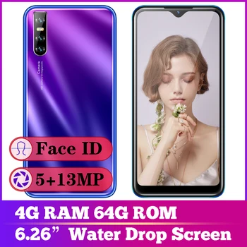 Original 9 Lite 6.26 inch Water Drop Big Screen Mobile Phone Quad Core Smartphones 4GRAM 64GROM unlocked celulars Face ID Phones
Original 9 Lite 6.26 inch Water Drop Big Screen Mobile Phone Quad Core Smartphones 4GRAM 64GROM unlocked celulars Face ID Phones
