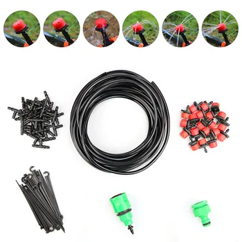 5/10/20/50m Drip Irrigation System Automatic Watering System Garden Hose Micro Drip Garden Watering Kits Adjustable Drippers
5/10/20/50m Drip Irrigation System Automatic Watering System Garden Hose Micro Drip Garden Watering Kits Adjustable Drippers