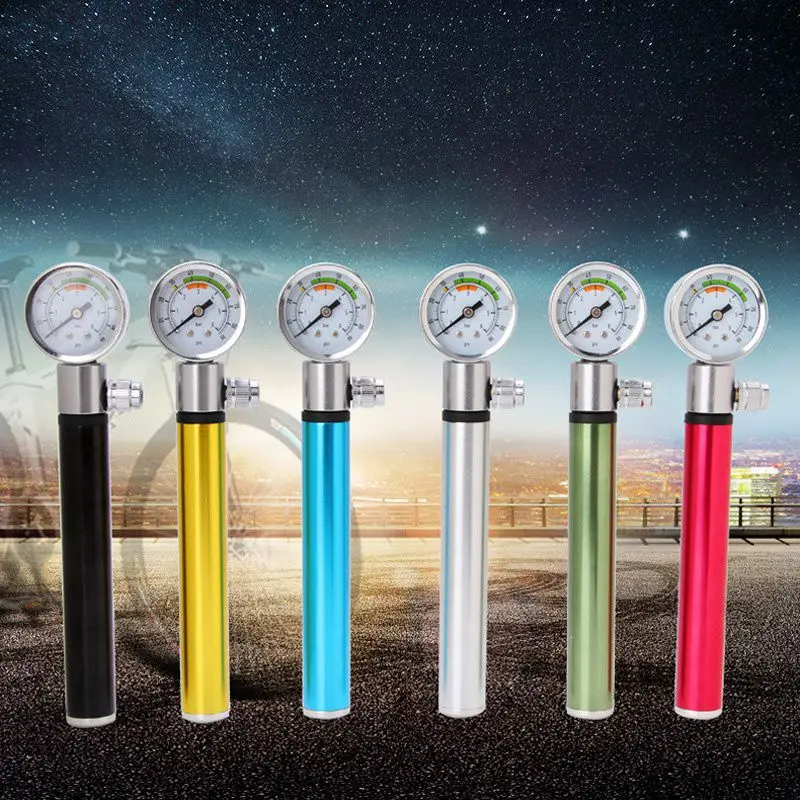 Mini Bicycle Pump With Pressure Gauge 210 PSI Portable Hand Cycling Pump Presta and Schrader Ball Road Tire Bike Pump New
Mini Bicycle Pump With Pressure Gauge 210 PSI Portable Hand Cycling Pump Presta and Schrader Ball Road Tire Bike Pump New