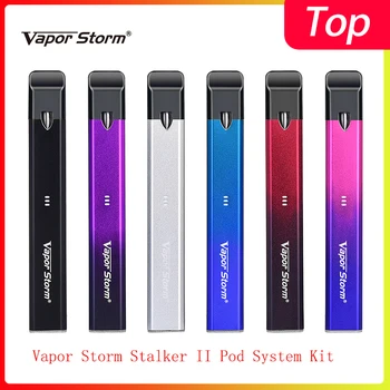Original Vapor Storm Stalker II Pod System Kit with 400mAh built-in battery & 1.8ml Refillable Tank mini pod Starter Kit
Original Vapor Storm Stalker II Pod System Kit with 400mAh built-in battery & 1.8ml Refillable Tank mini pod Starter Kit